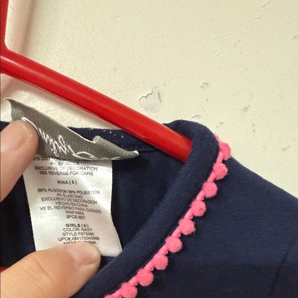 Emily Rose Navy Unicorn Long Sleeve Tee - Picture 2 of 2